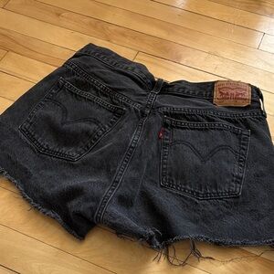 Levi's Charcoal Jean Shorts for Women
